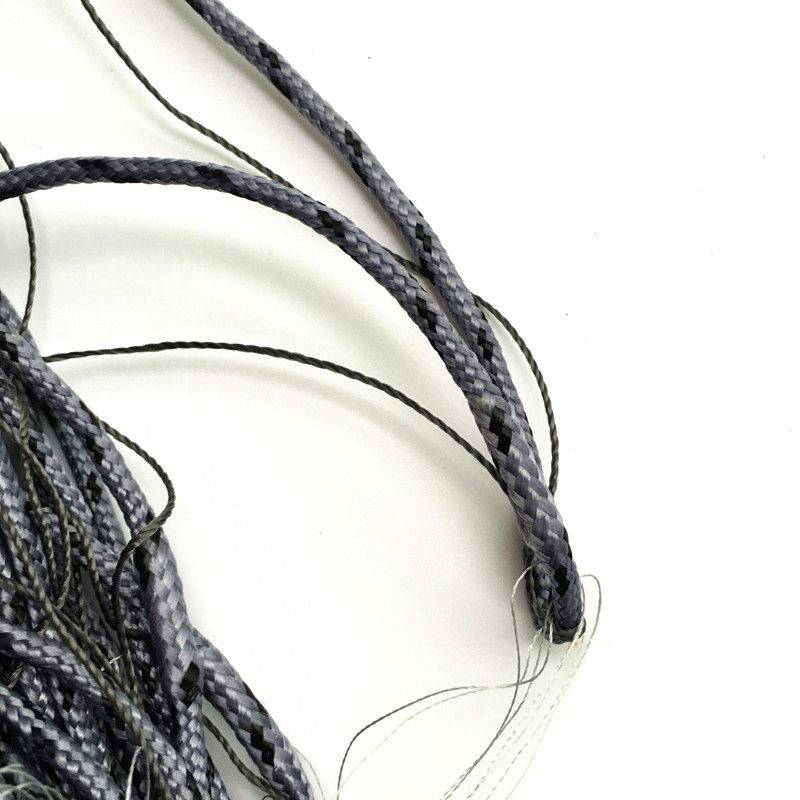 子网鱼网槐渔18米30米单层芬兰网包坠子绳子鱼网