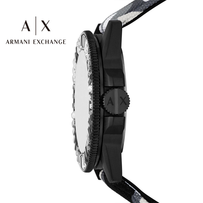 armani阿玛尼手表正品黑武士欧美石英休闲腕表ax1856欧美腕表