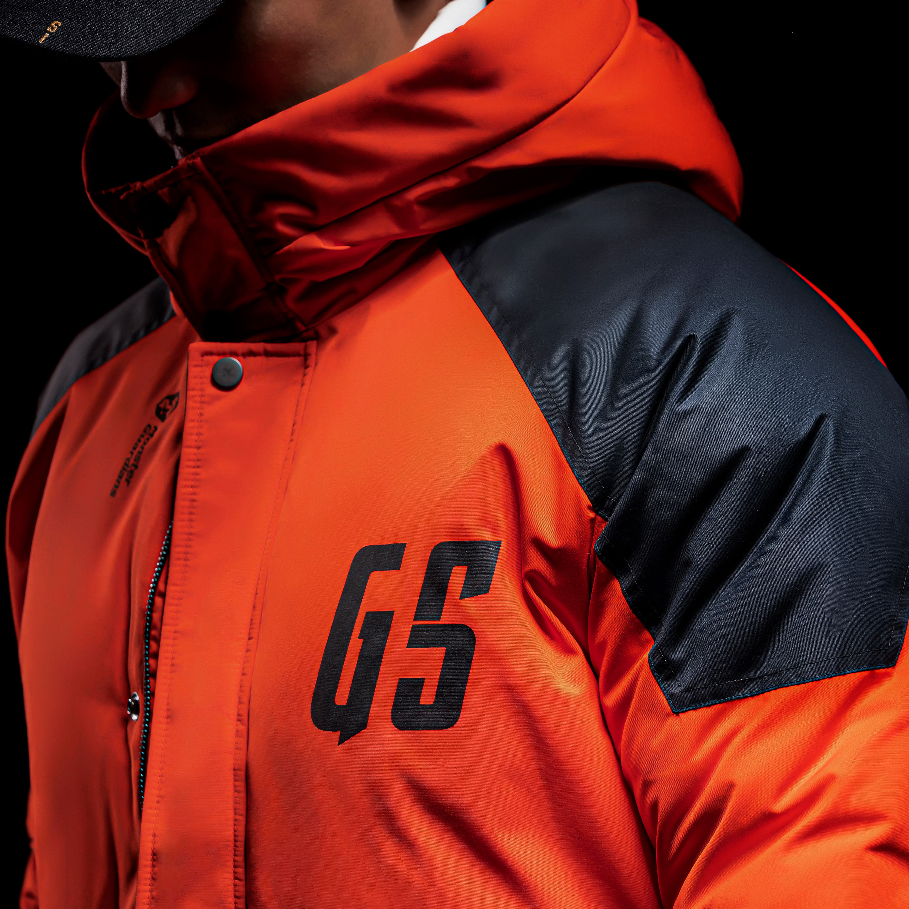 monsterguardians 冬季宽松90白鸭绒 运动户外羽绒服男中长款加厚