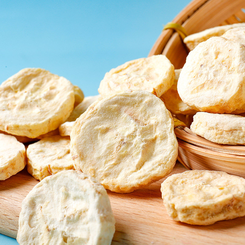 冻干香蕉脱水即食水果散装500g雪花牛轧糖原料香蕉干