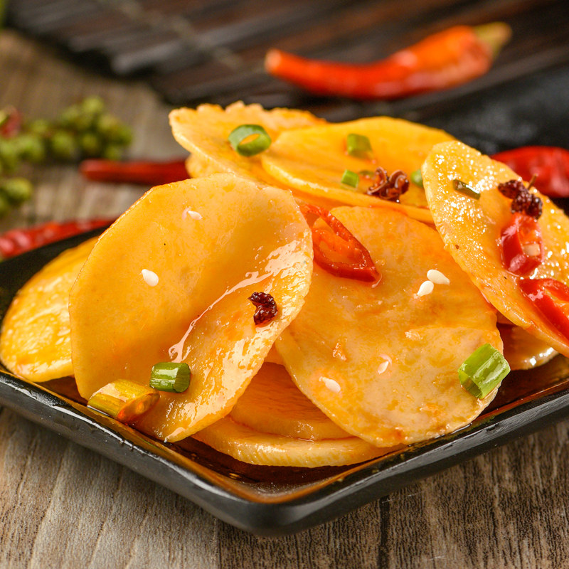 土豆640克开袋即食湘山麻辣烧烤辣味蔬菜干