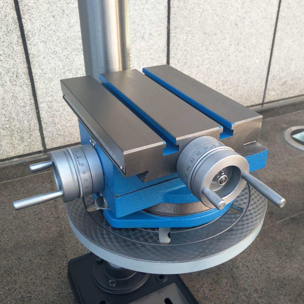 工作台虎钳旋转精密台托台钳托铣床十字工作台