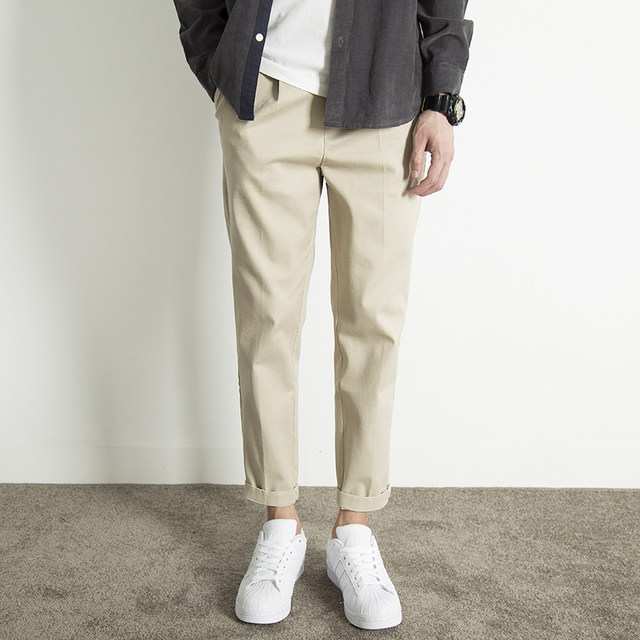 Profile men's autumn pants men's four seasons casual pants men's loose straight nine pants men's trend men's trousers Profile men's autumn pants men's four seasons casual pants men's loose straight nine pants men's trend men's trousers