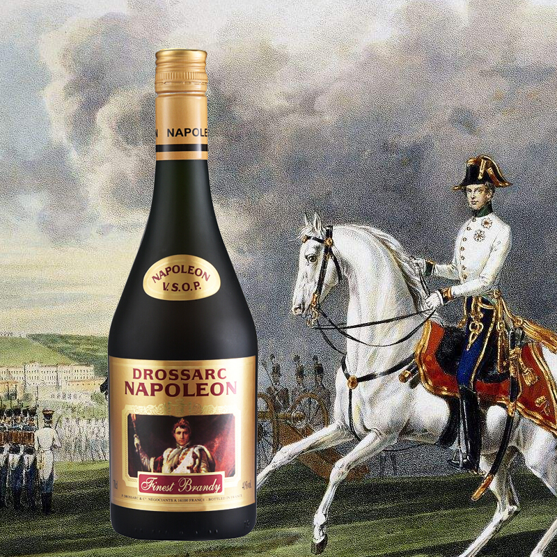 拿破仑大将军vsop白兰地帝辰洋酒原装进口drossarcnapoleon白兰地
