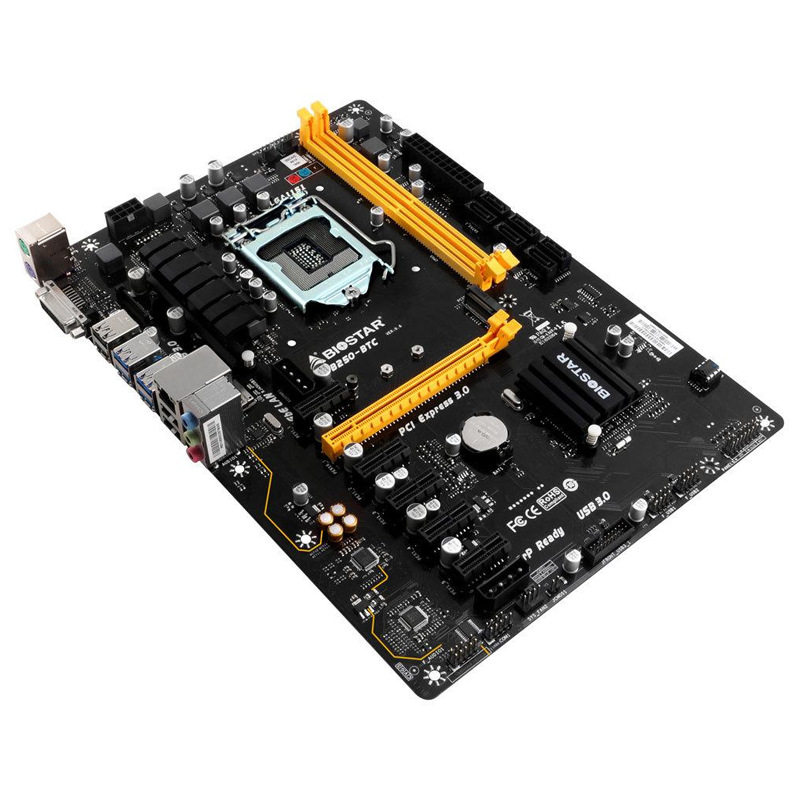 biostar映泰tb250-btc主板魔改支持6789代cpuddr4m29100f9400f主板