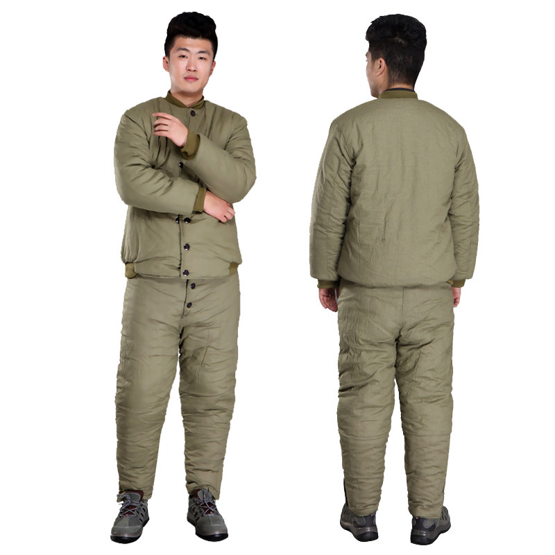 劳保棉袄加厚棉服棉衣棉裤套装冷库矿井防寒防护服