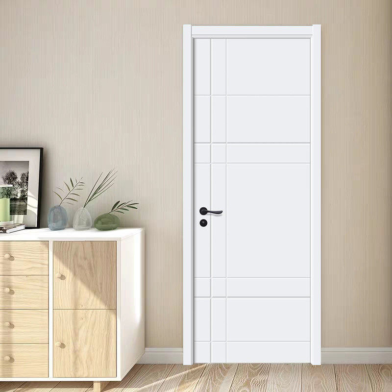 长沙定制房间卧室门平实木烤漆复合环保静音卧室门