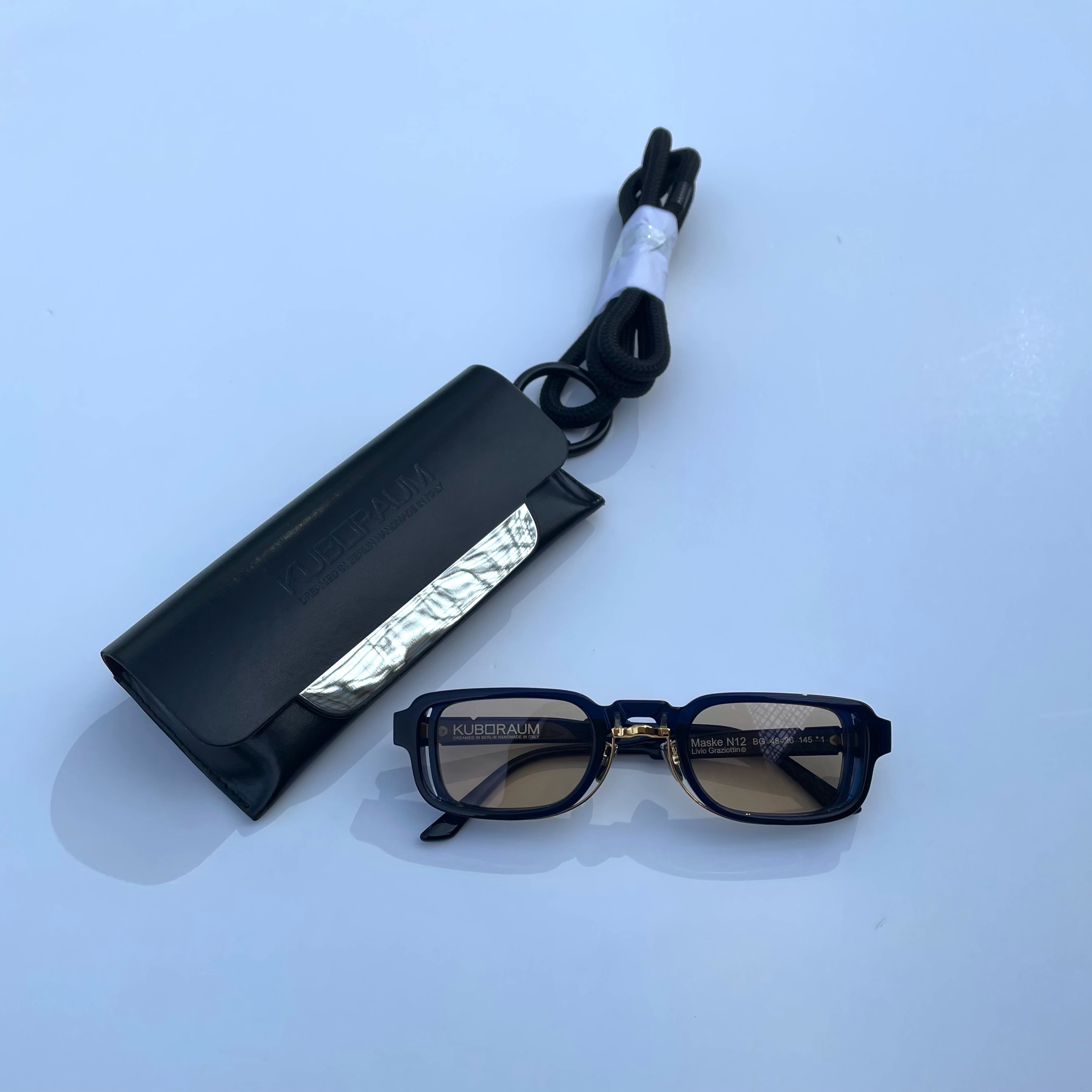 上野眼镜德国kuboraum新品n12长框个性时尚板材眼镜架