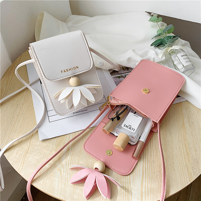 装手机的小包包女2020新款甜美小清新洋气百搭单肩斜跨时尚手机包