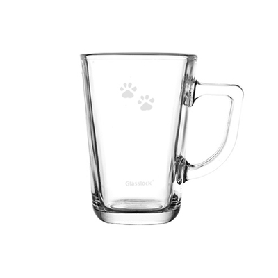 韩国glasslock钢化玻璃杯带把柄泡茶水杯透明杯子耐热简约家用杯