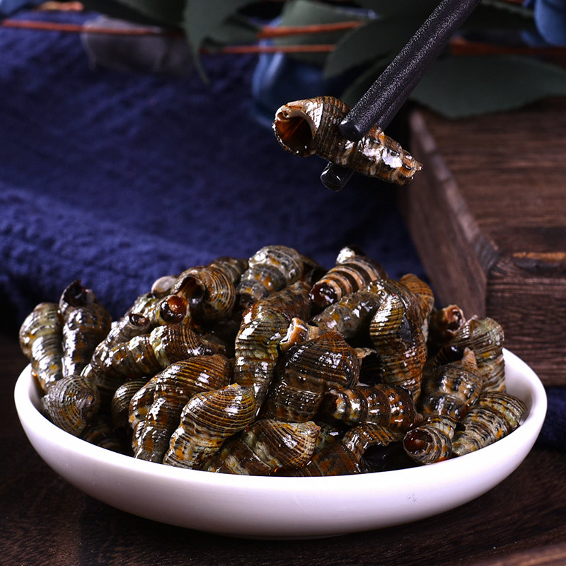 鲜乔麻辣小海鲜迷你海锥海锥螺海鲜零食熟食即食烟台特产罐装320g