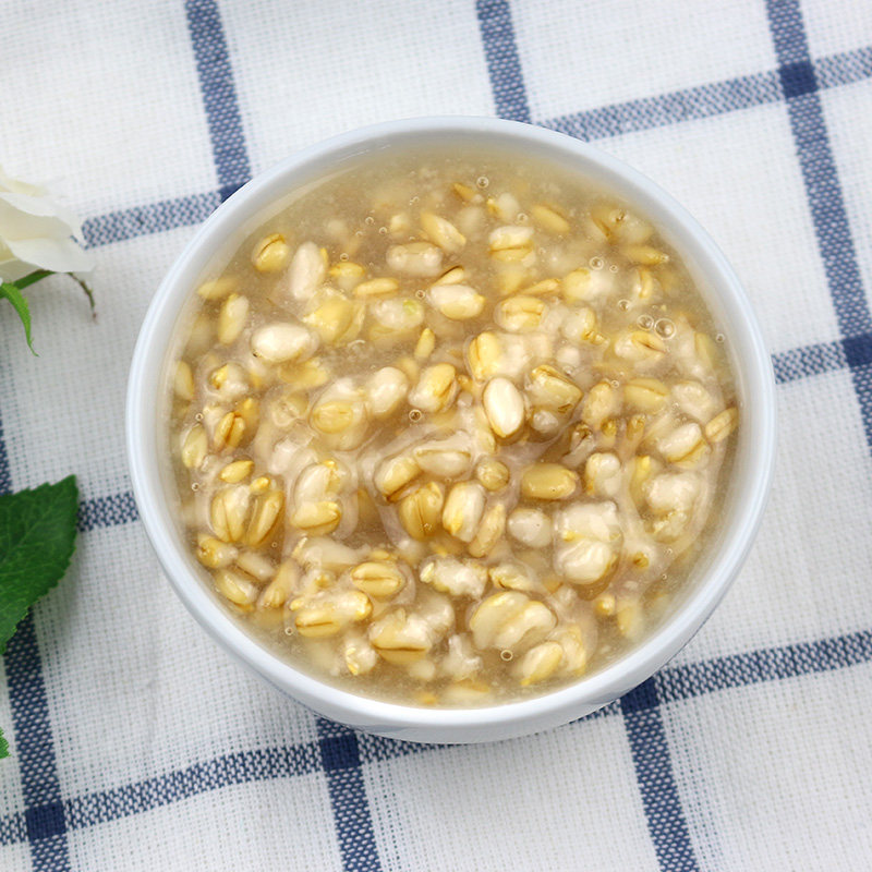 广村冰糖燕麦罐头850g开罐即食商用奶茶茶店水果罐头