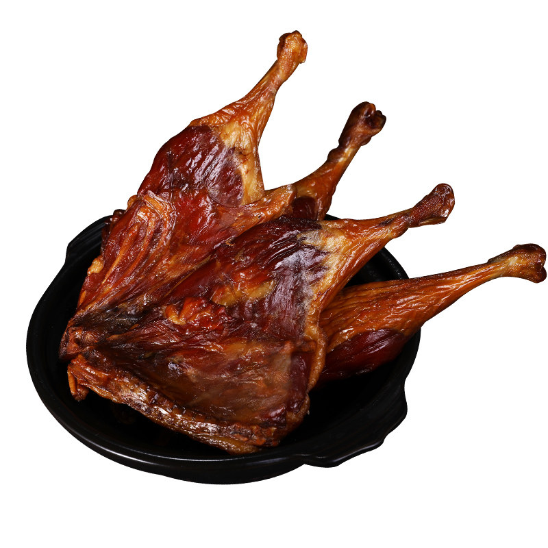 烟熏鸭腿湖南特产熏肉农家自制特色腊味肉腊板鸭四川咸鸭腿风干鸡