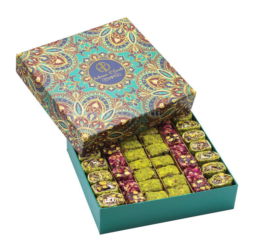 善美美家土耳其软糖原装进口lokum方块长条玫瑰开心果糖果