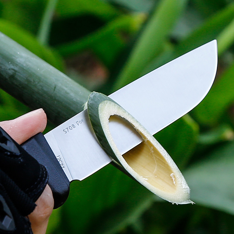 刀具三刃木求生野外硬度高硬度s708伞兵小直刀特战其他户外刀具