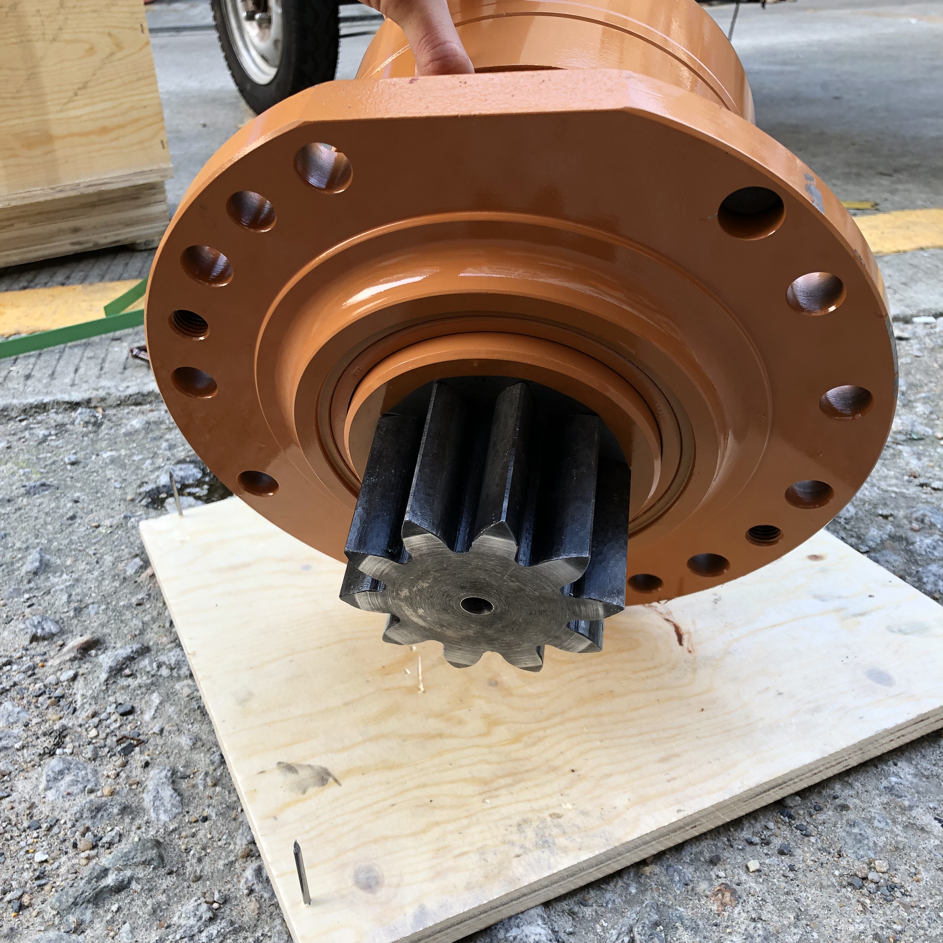 回转挖掘机三一日立现代牙箱总成马达齿轮箱旋转挖掘机