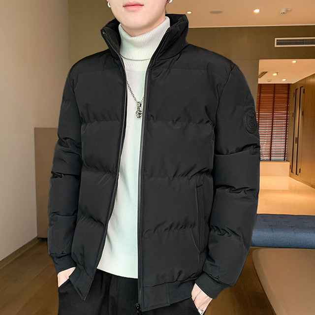 Men's autumn and winter 2020 new men's jacket coat Korean version of the trend of a short section of thick down jacket padded male Men's autumn and winter 2020 new men's jacket coat Korean version of the trend of a short section of thick down jacket padded male