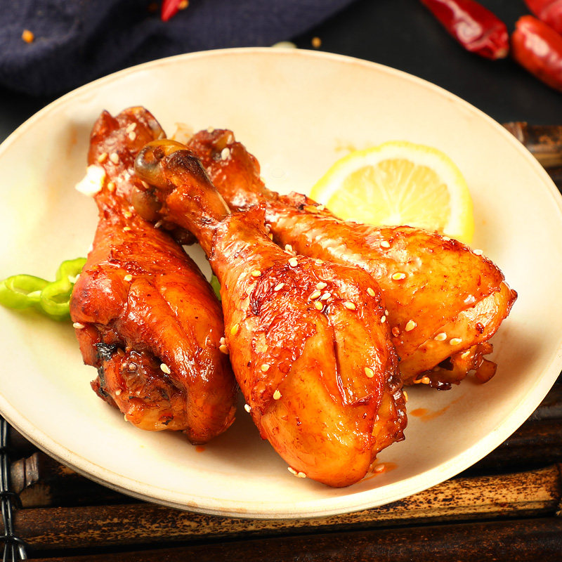 山中麻辣琵琶腿鸡小腿四川特产小吃鸡肉卤味鸡肉零食