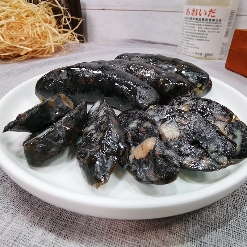 墨鱼台式肠纯墨斗鱼500g肉肠淀粉正宗日式商用香肠