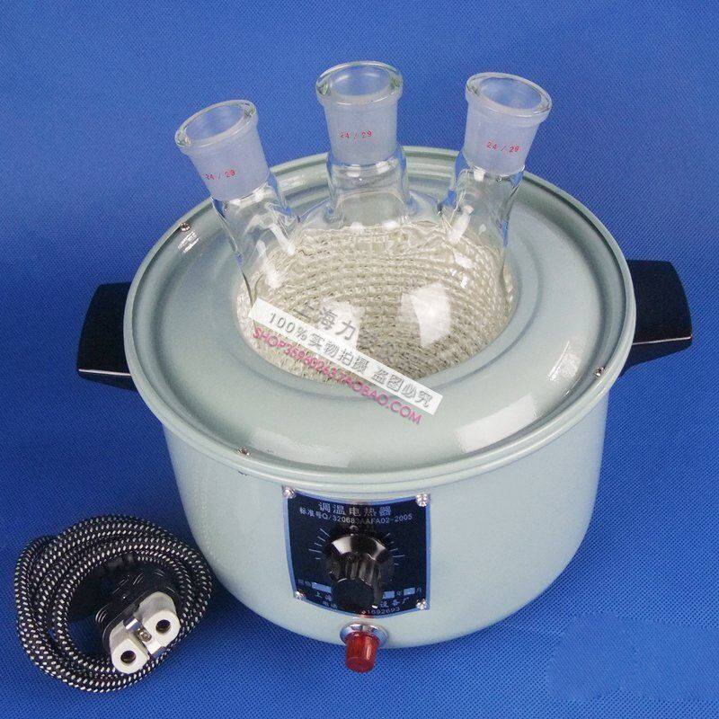 玻璃减压蒸馏提纯装置1000ml电热加热蒸馏器回流usb多功能数码宝