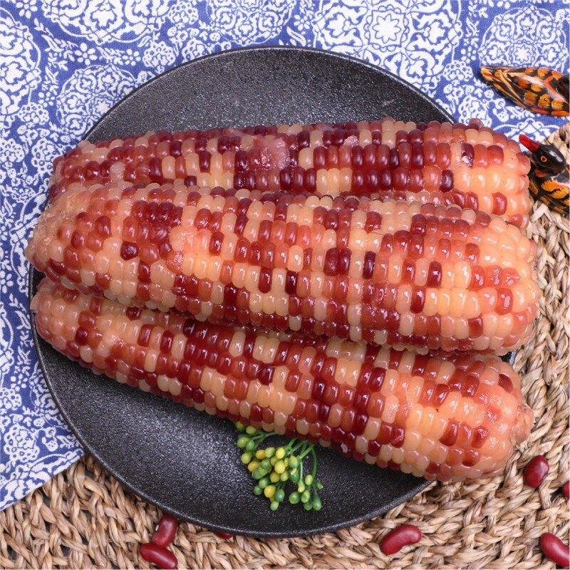 禾咕咕紫糯玉米220g*8根新鲜东北玉米棒真空非转基因零添加 - 经世香