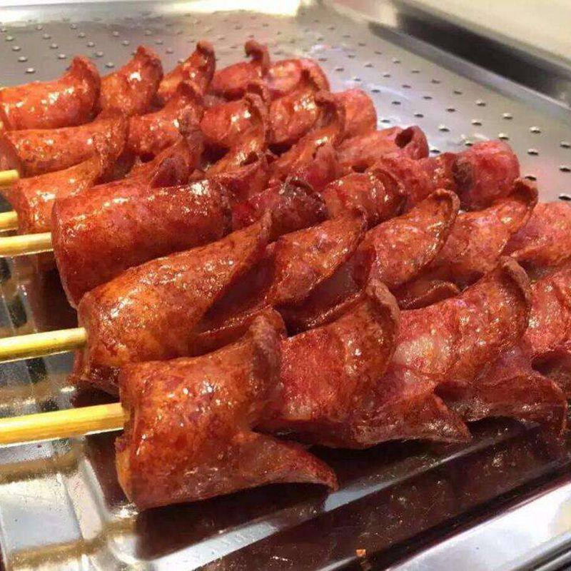 油炸老长长沙香肠1200g10支装猪肉开花肠纯肉肠香肠