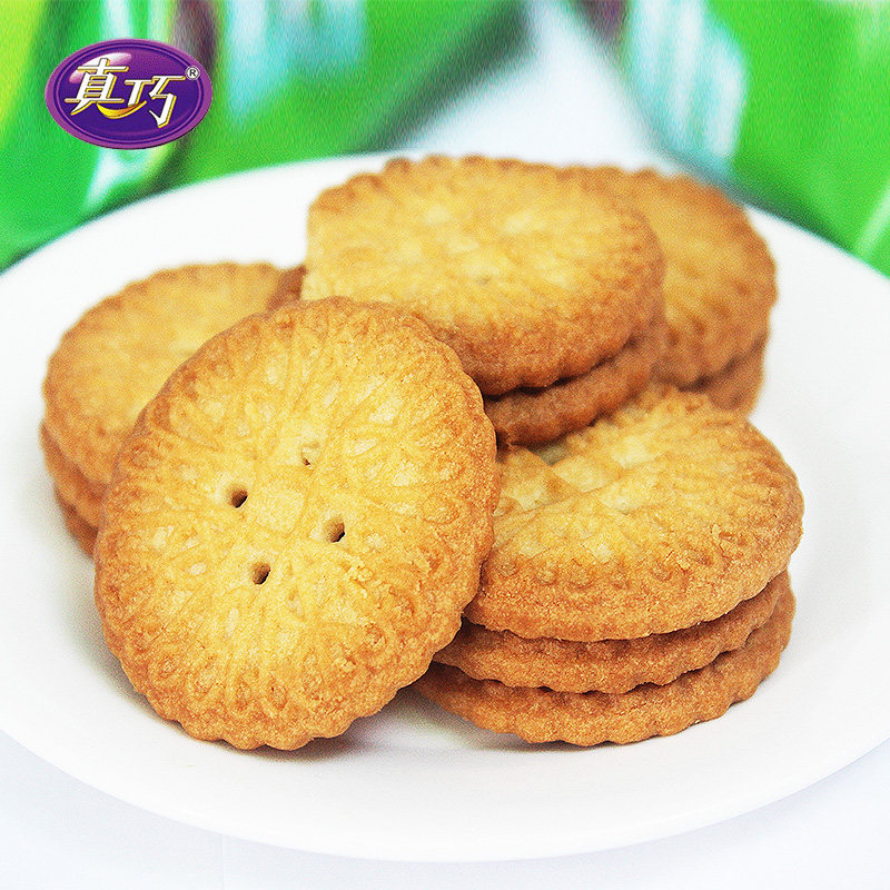 薄饼饼干真巧葱香薄脆香葱咸味整箱零食小吃薄脆饼干