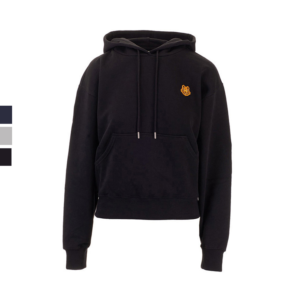 kenzo高田贤三秋冬新款时尚棉质连长袖小虎头logo卫衣卫衣