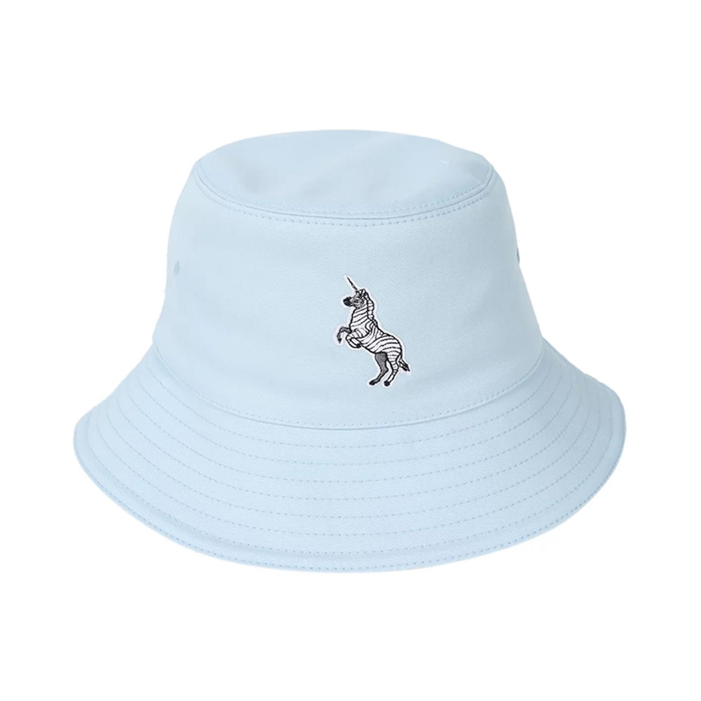 burberry博柏利男士浅蓝色渔夫独角兽刺绣纯棉帽子8032233帽子