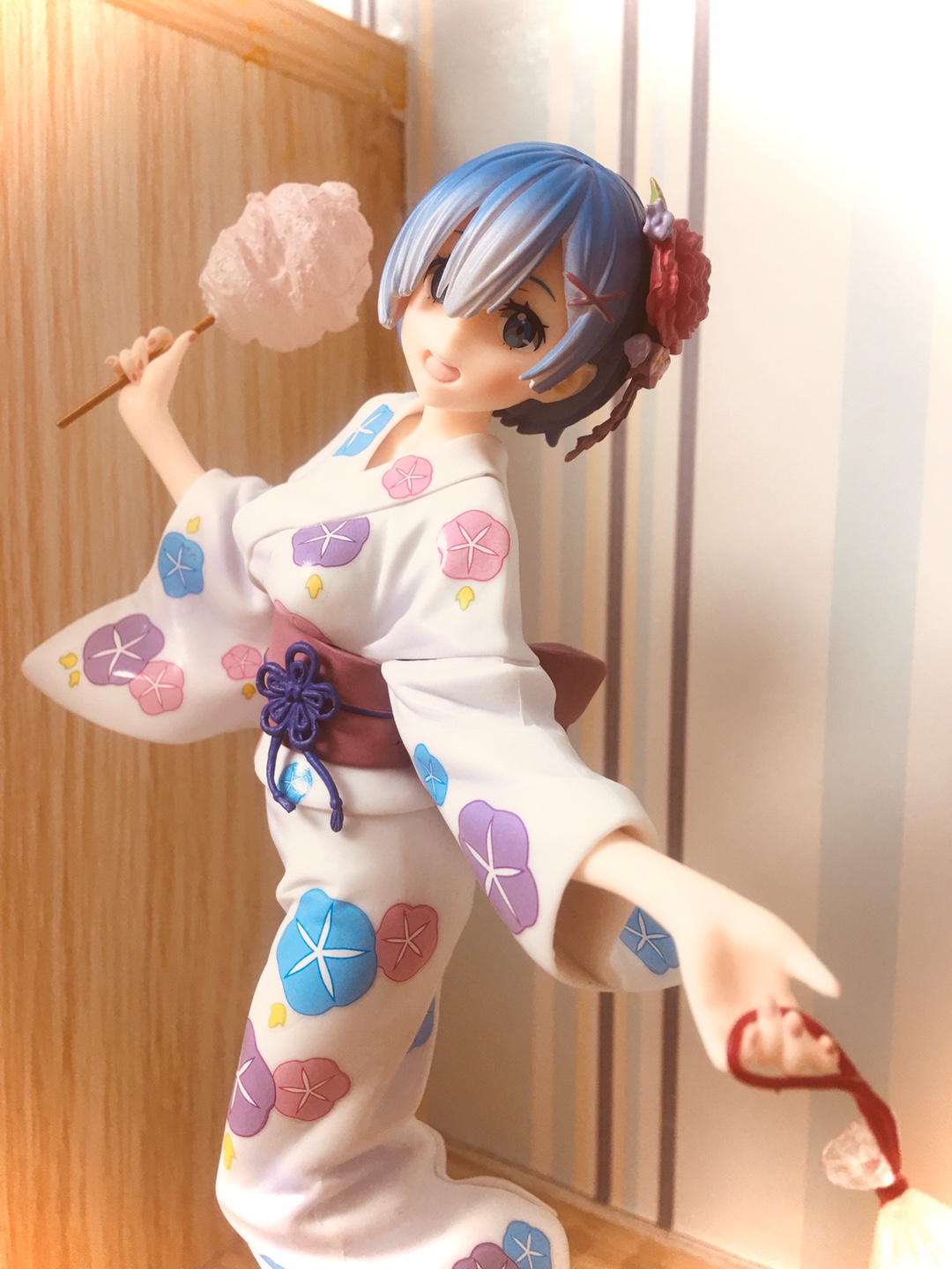 浴服蕾姆手办模型机箱摆件零开始棉花糖和服浴衣手办