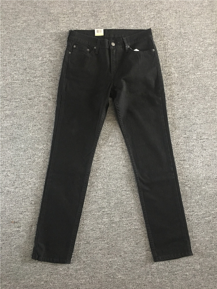 美国正关进口 Levi's 511 李维斯男士纯黑色修身直筒牛仔裤