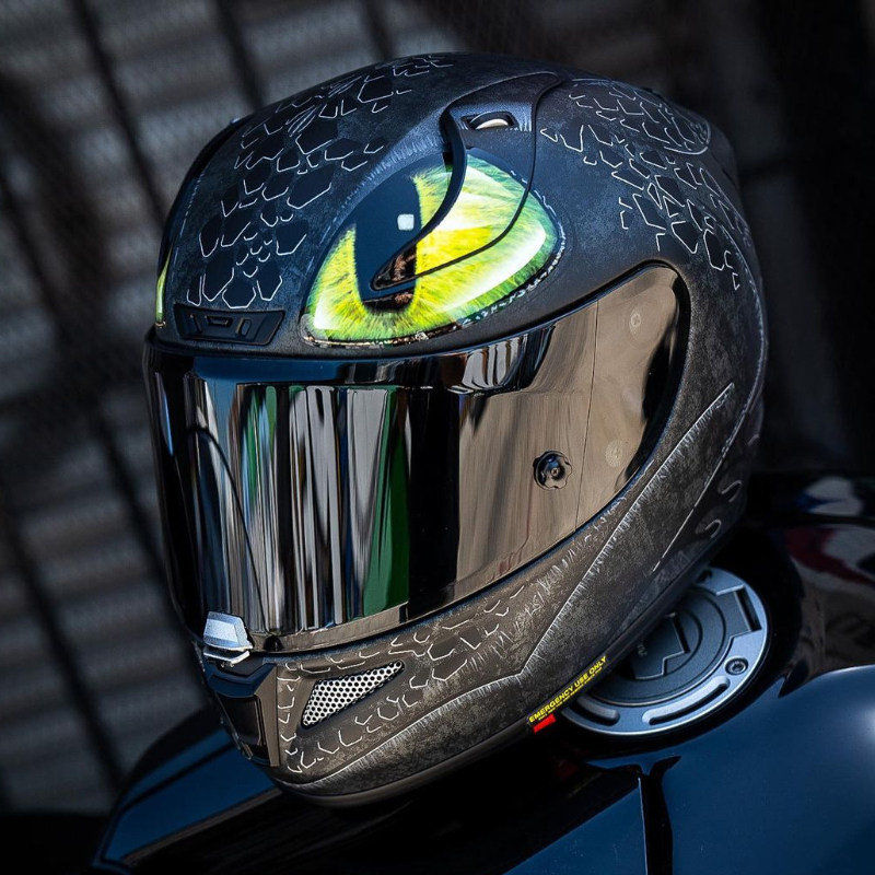 头盔韩国hjcrpha无牙摩托车防雾运动摩托车头盔