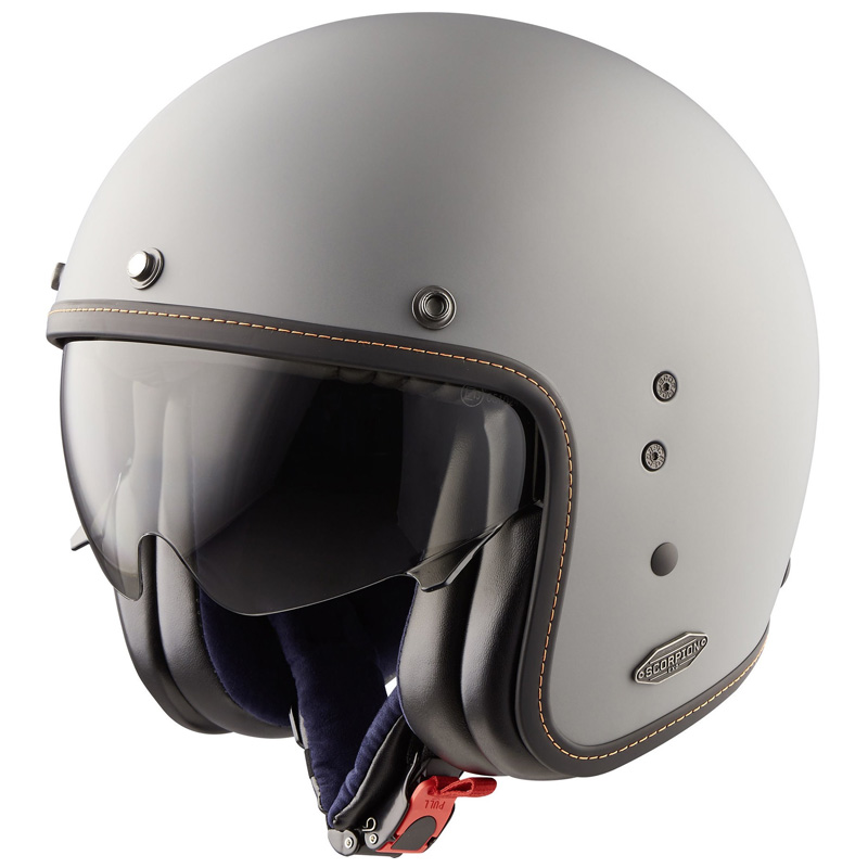 Scorpion蝎子 Belfast半盔轻巧摩托车头盔电动车半盔