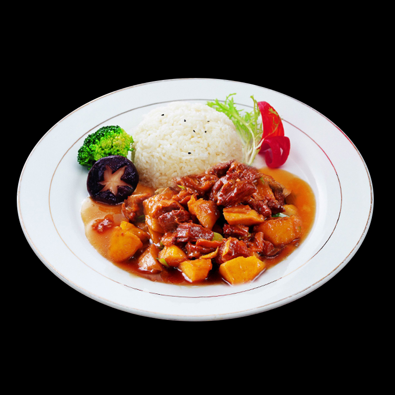 盖浇饭料理包 亚洲渔港土豆烧牛肉餐包速食快餐专用沪