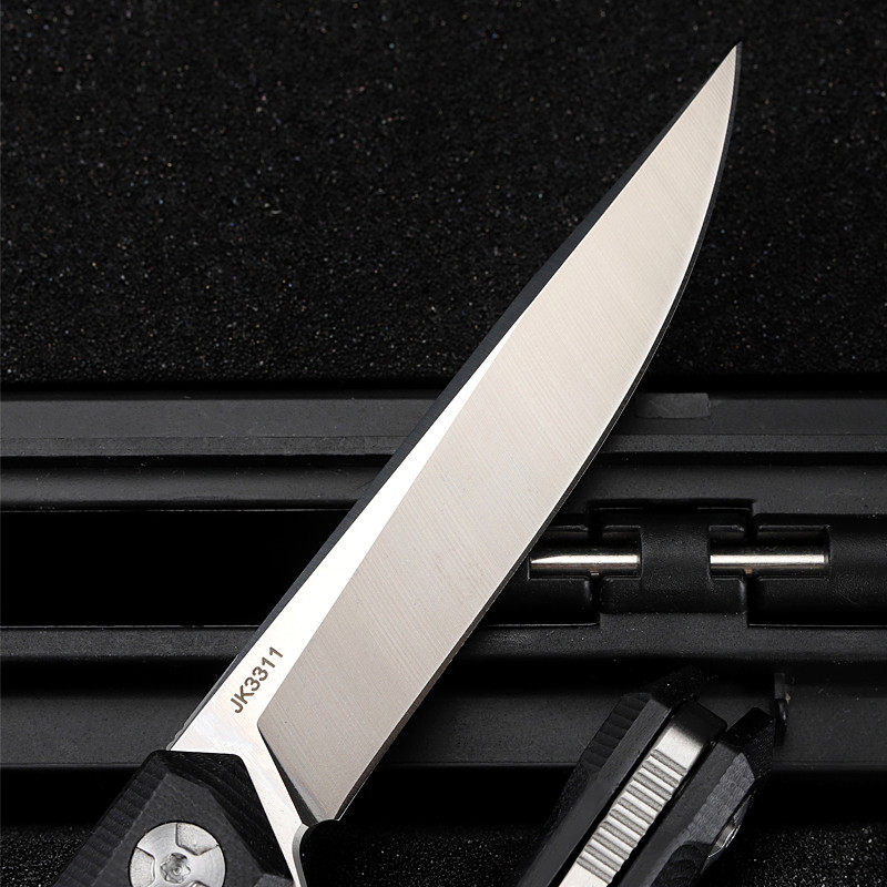 d2钢轴轴承折叠刀高硬度刀具防身冷兵器户外其他户外刀具