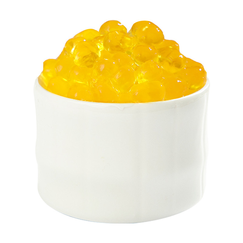 广禧芒果寒天晶球1kg原味黑糖脆波波免煮珍珠啵啵水晶奶茶店专用