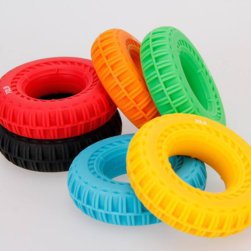 握力圈轮胎硅胶男女士专业练手力指力臂肌康复训练橡胶圈球握力器