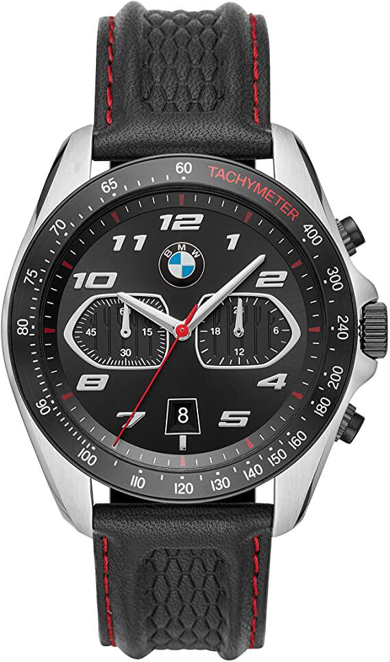 bmw宝马赛车计时多功能手表手表商商务时尚运动风银欧美腕表