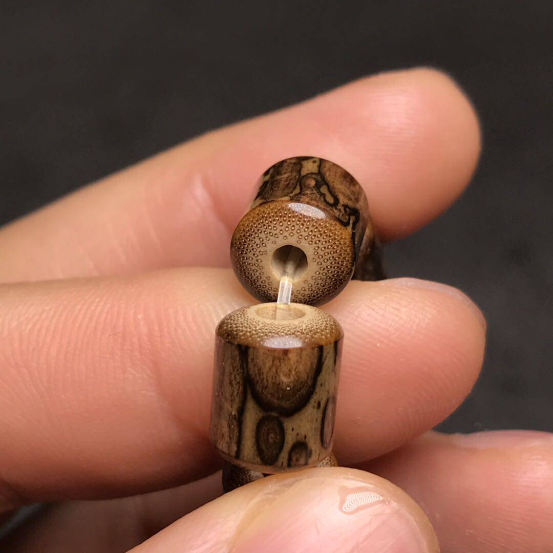 文玩小梅鹿竹手眼睛花纹老梅鹿手串佛珠竹子手串手串