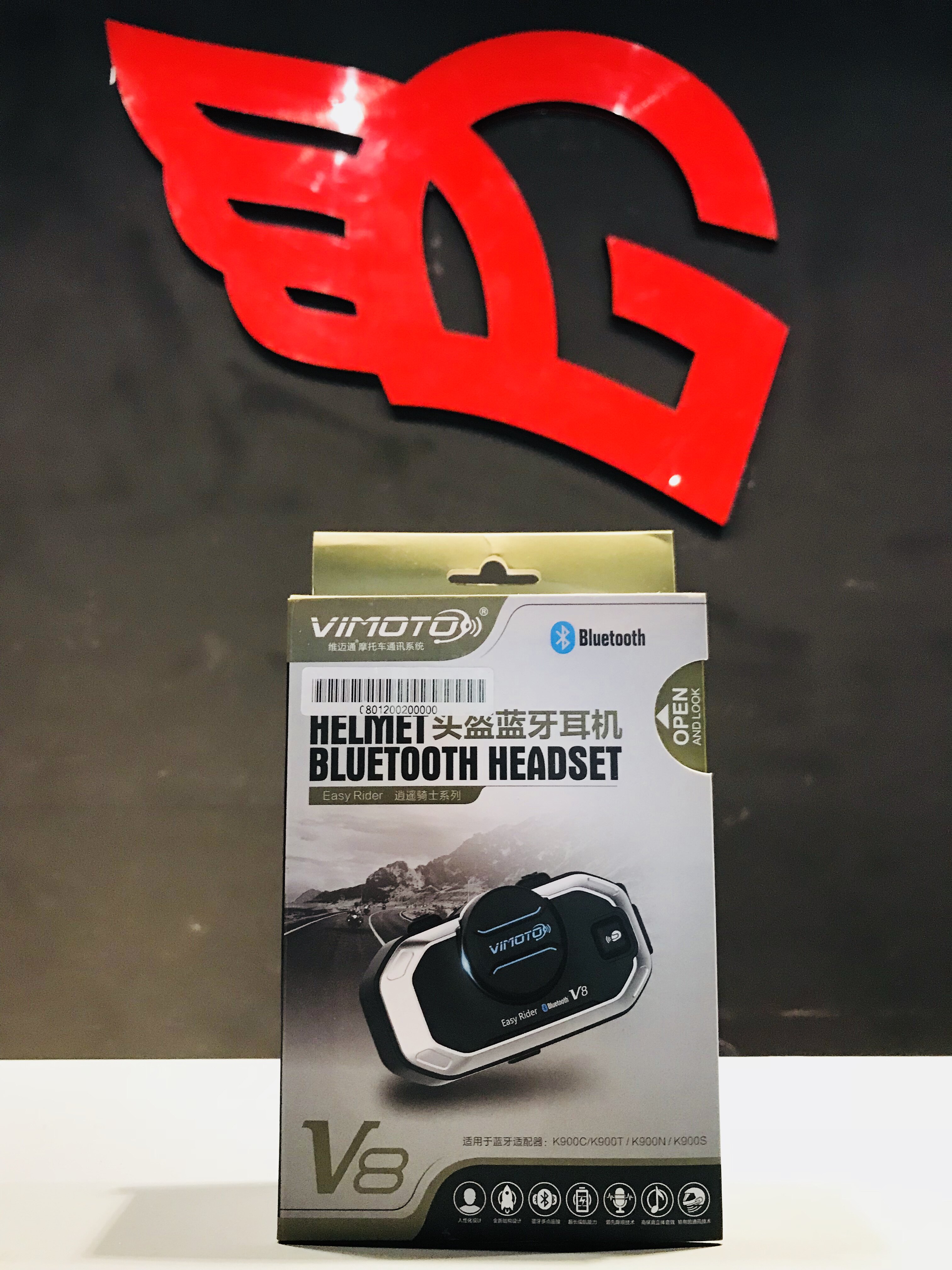 速可达北京维迈通v8摩托车头盔蓝牙耳机内置一体无线头盔耳机