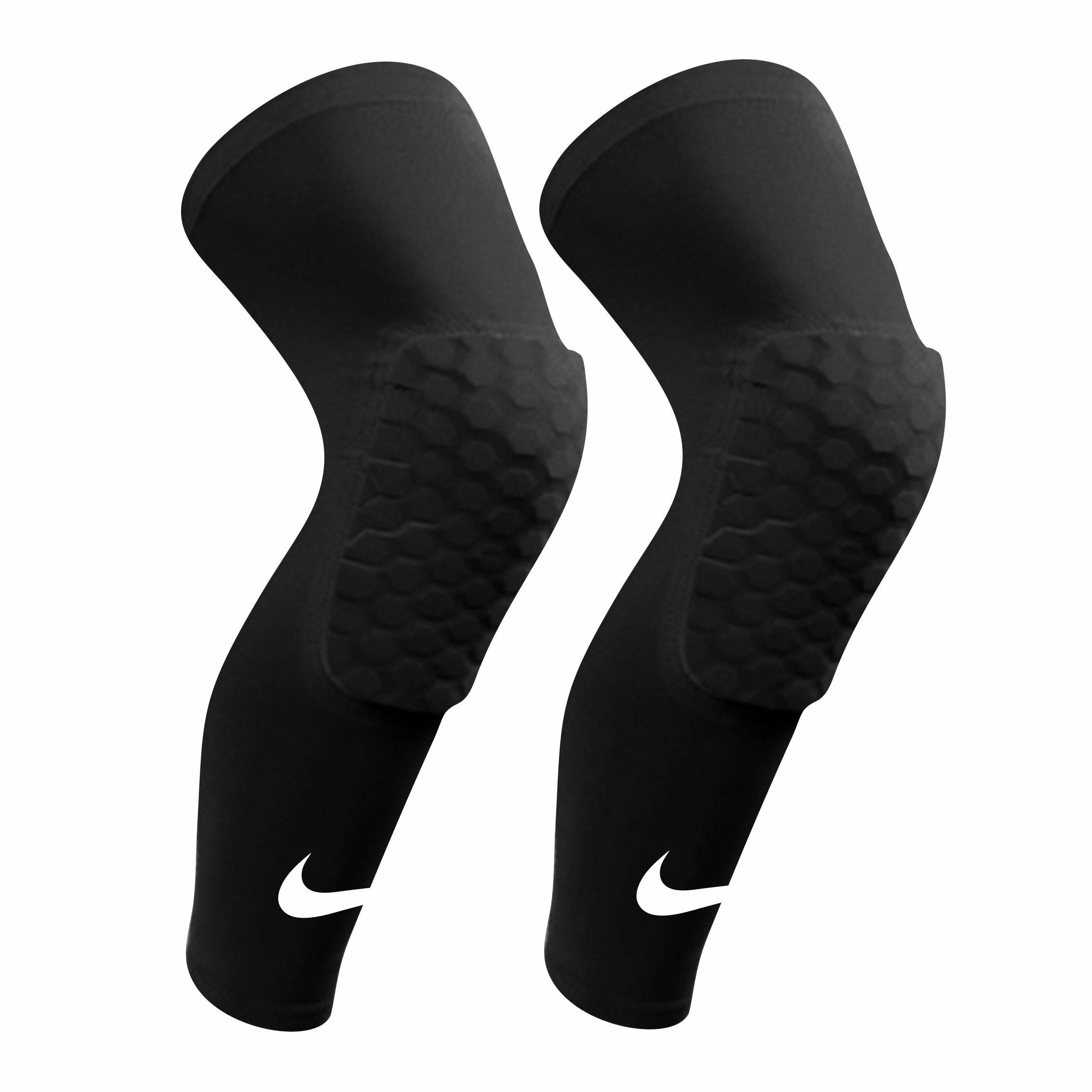 nba真蜂窝护膝 篮球护膝男蜂窝防撞加长款护腿裤运动护具专业装备