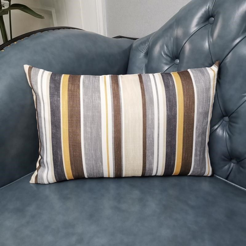 腰枕靠枕抱枕套后面背靠垫经济型腰部木沙发长方形抱枕家用拆洗