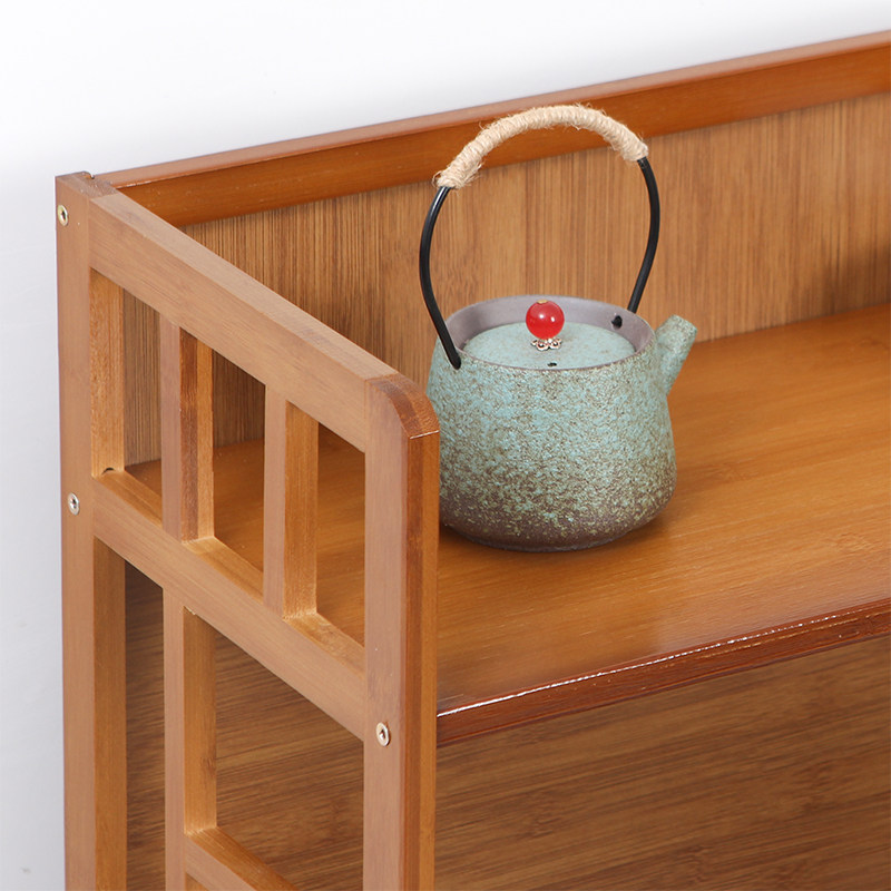 茶叶置物架茶具架子茶架小型茶室简易多层茶壶搁板