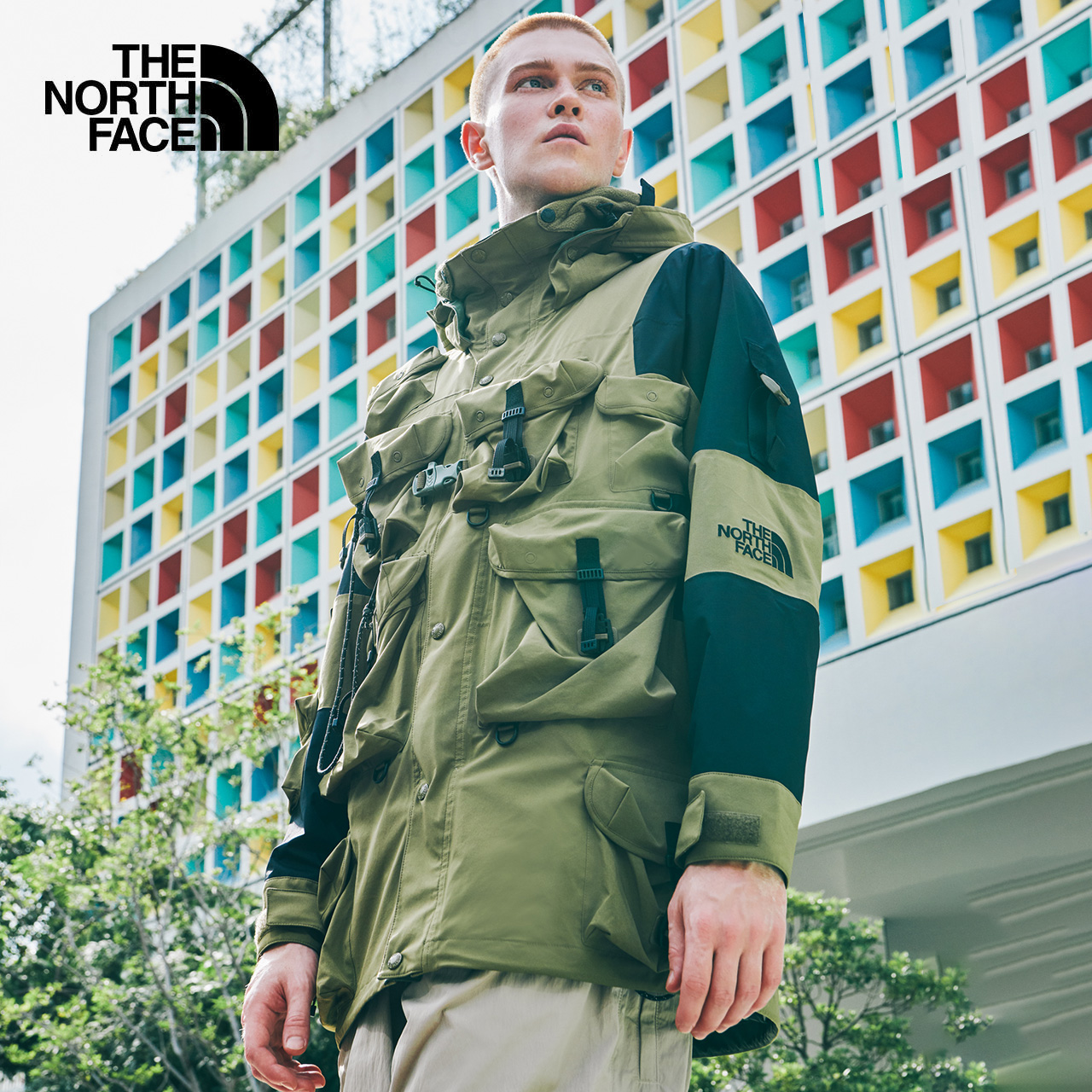 TheNorthFaceUE北面先锋设计男多口袋防风冲锋衣秋冬上新|5JTR