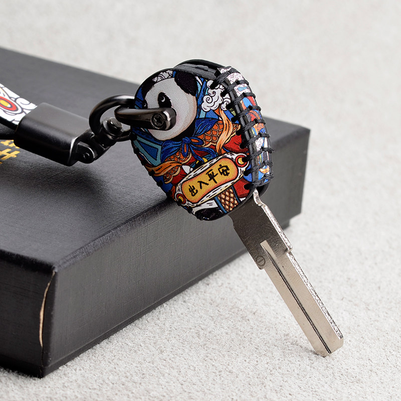 696街霸959真皮钥匙扣壳 ducati 适用杜卡迪摩托车钥匙套改装 1199