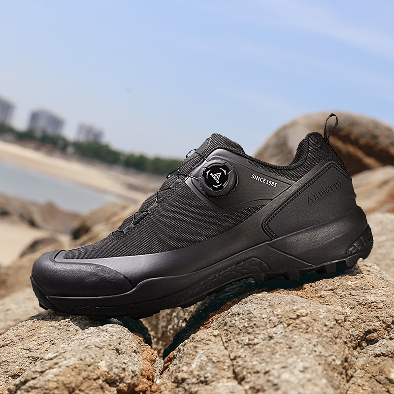 悍途户外徒步鞋男防滑耐磨时尚百搭运动鞋轻便透气舒适回弹登山鞋