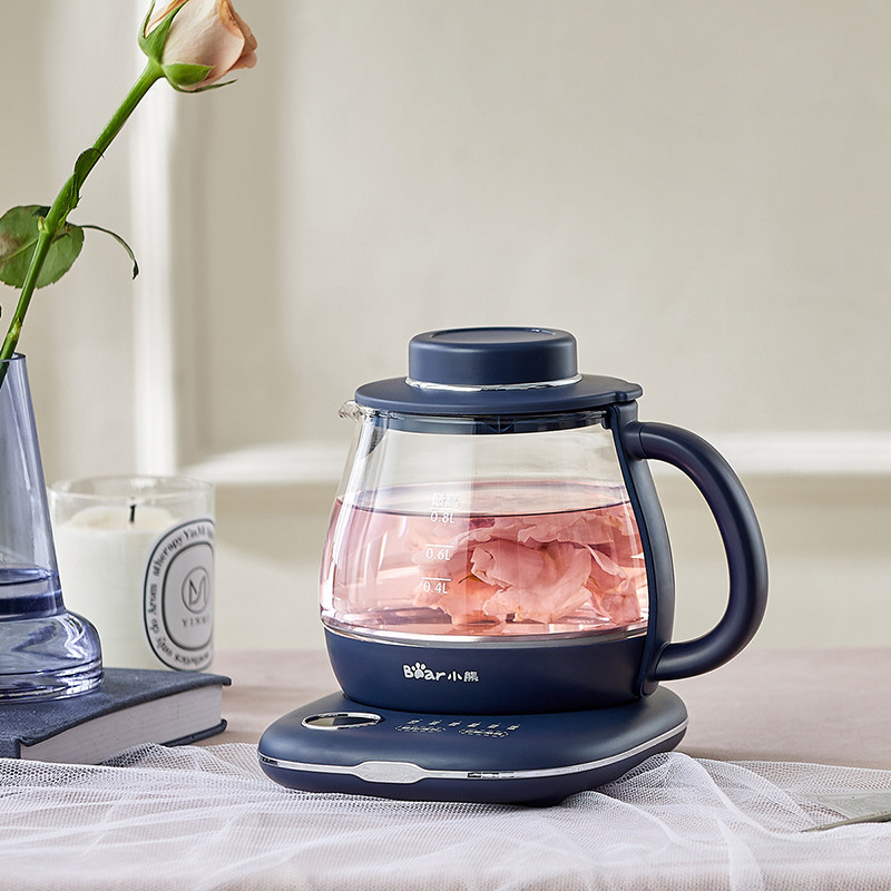 小熊养生壶办公室小型迷你mini家用多功能泡煮茶器养生壶