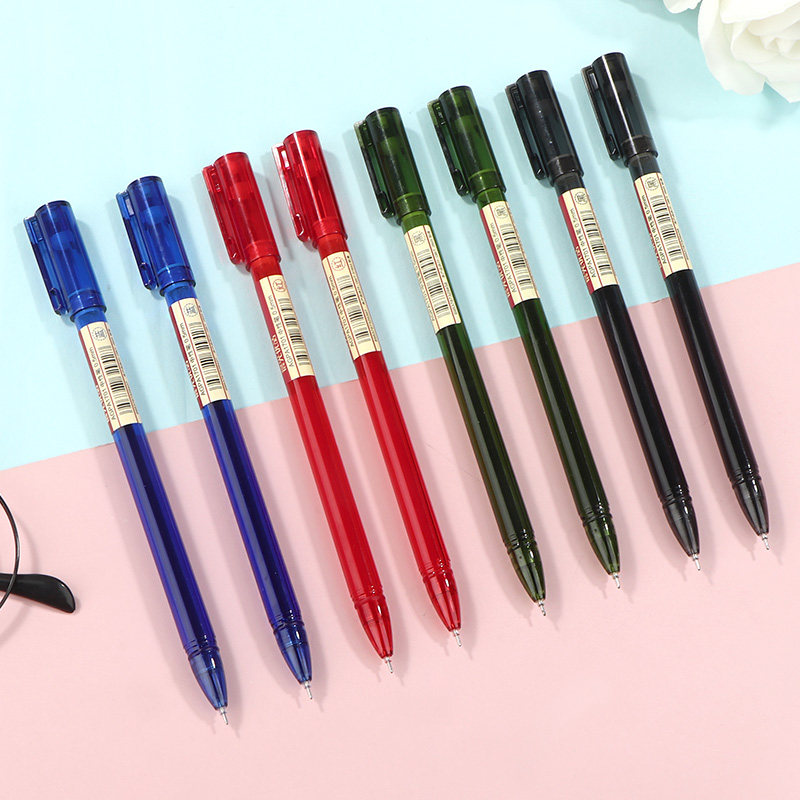 中性笔晨光优品红色黑色蓝色05mm针管agpa1701签字笔中性笔