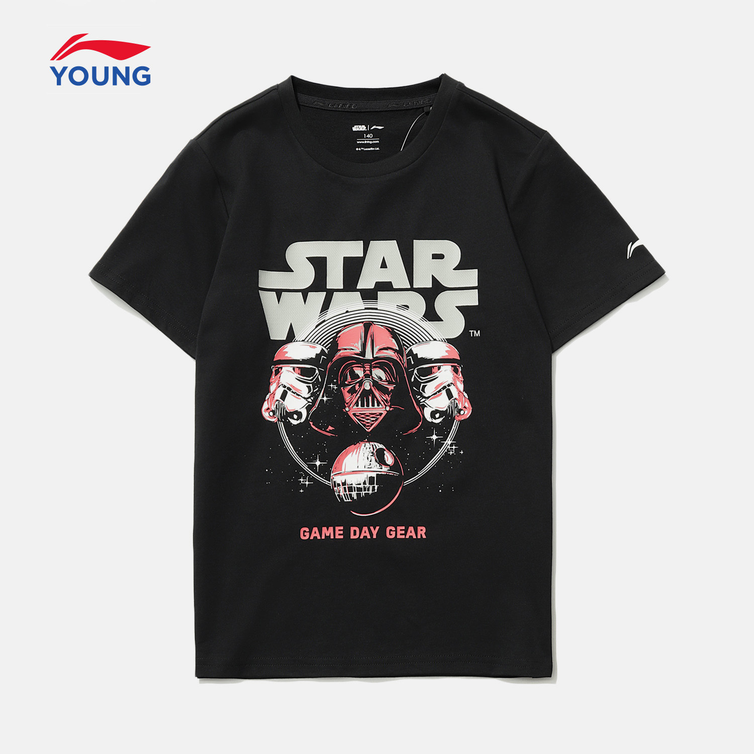 李宁短袖t恤男女同款情侣休闲短袖