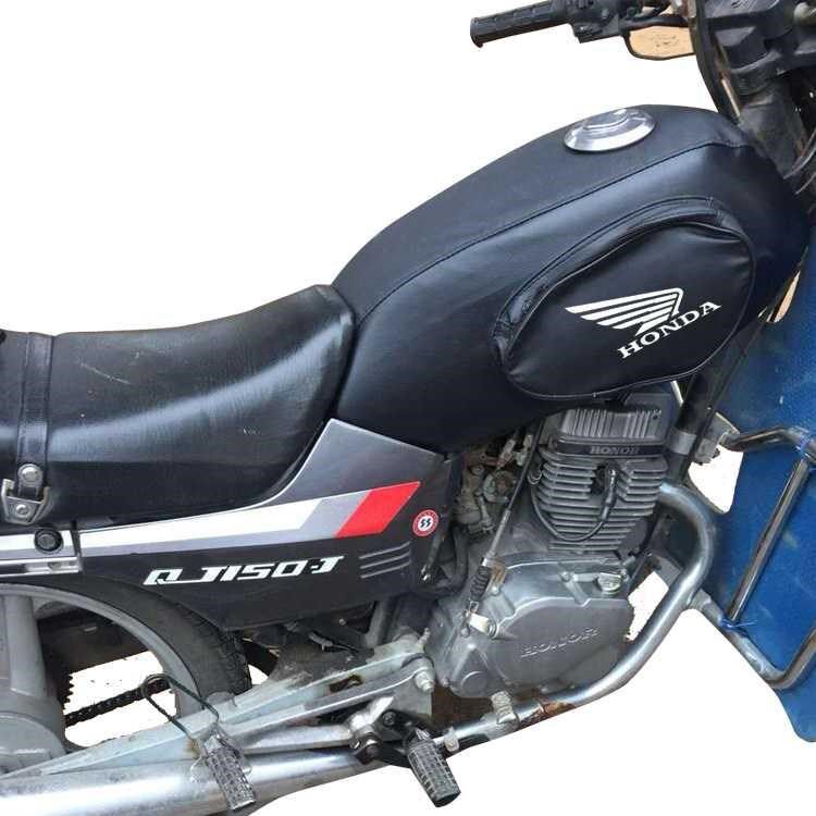 适用摩托车油箱qj150-j本田cbt125春兰豹油箱包防水电动车坐垫